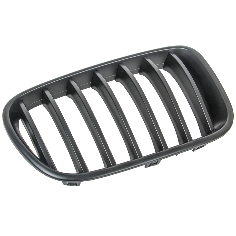 Nieren Grill matt Schwarz Einzelsteg passend für BMW X3 F25 F26 Vorfacelift