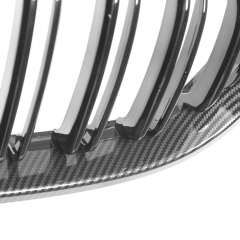 Nieren Grill Carbon Look Doppelsteg passend für BMW 3er Coupe E46 Facelift