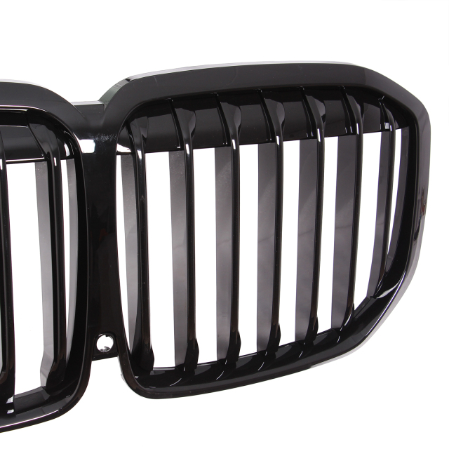 Nieren Grill glanz Schwarz Einzelsteg passend für BMW X7 G07