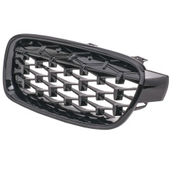 Nieren Grill glanz Schwarz Mesh-Design passend für BMW 3er F30 F31