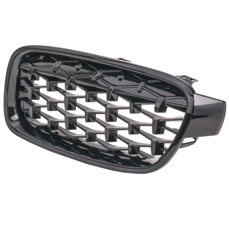 Nieren Grill glanz Schwarz Mesh-Design passend für BMW 3er F30 F31