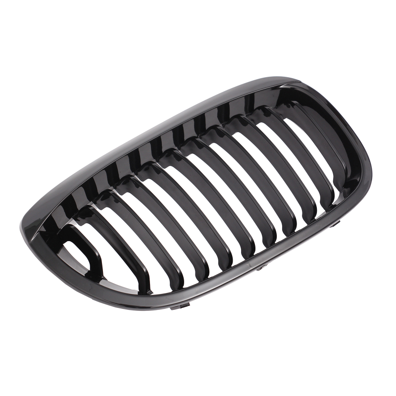 Nieren Grill glanz Schwarz Einzelsteg passend für BMW 3er Coupe E46 Facelift
