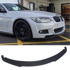 Spoilerlippe Frontlippe GLANZ SCHWARZ für BMW 3er E90 E91 E92 E93 M Paket