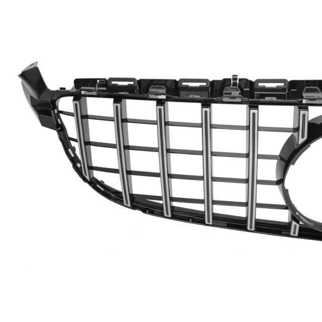 Kühlergrill Chrom GT Panamericana passend ohne Kamera für Mercedes C-Klasse W205 C63 Vorfacelift