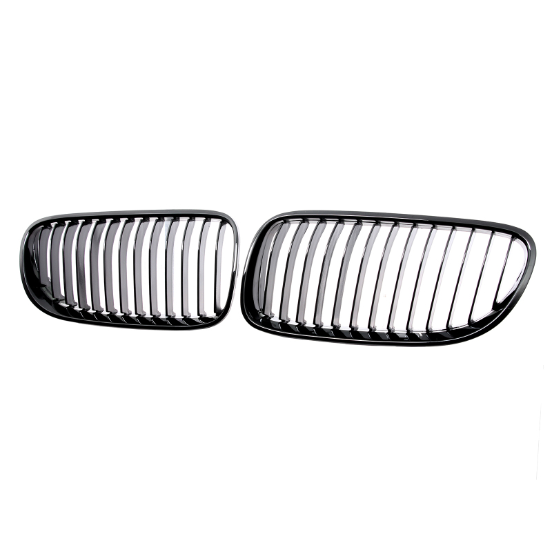 Nieren Grill glanz Schwarz Einzelsteg passend für BMW 3er Coupe E92 E93 Vorfacelift