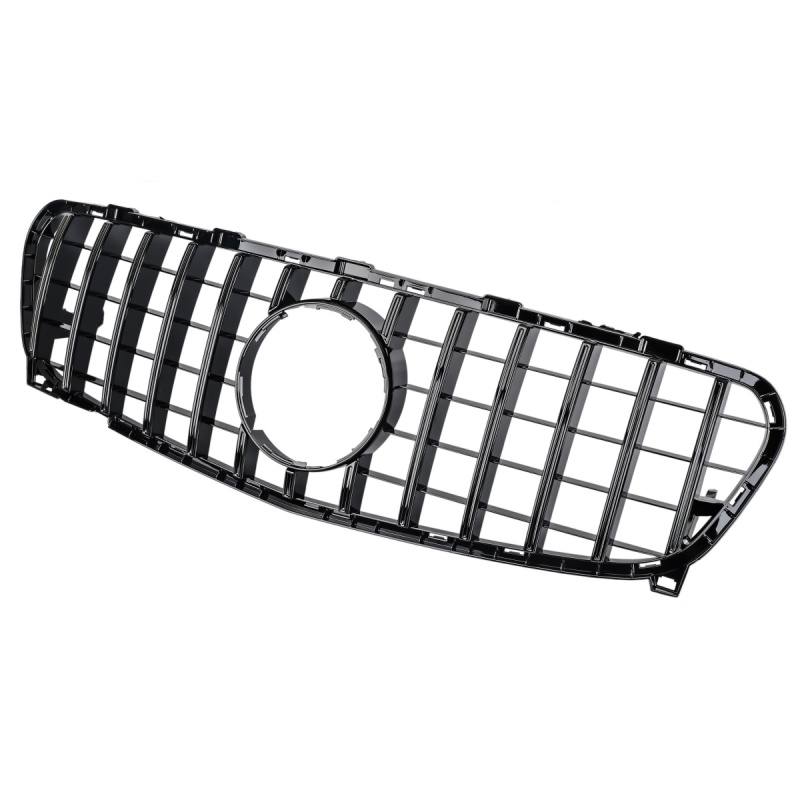 Kühlergrill glanz Schwarz GT Panamericana passend für Mercedes GLA X156 Facelift