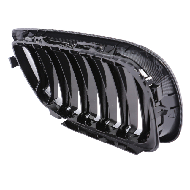Nieren Grill Carbon Look Doppelsteg passend für BMW 3er E46 Facelift