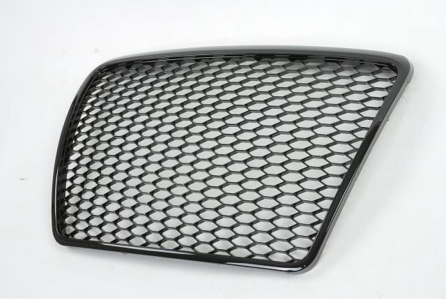 Passt für Audi A6 C6 Waben Grill Kühlergrill Front Grill Schwarz Glanz 08-11
