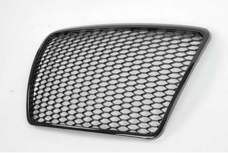 Passt für Audi A6 C6 Waben Grill Kühlergrill Front Grill Schwarz Glanz 08-11
