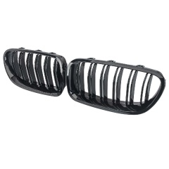 Nieren Grill glanz Schwarz Doppelsteg passend für BMW 5er F10 F11