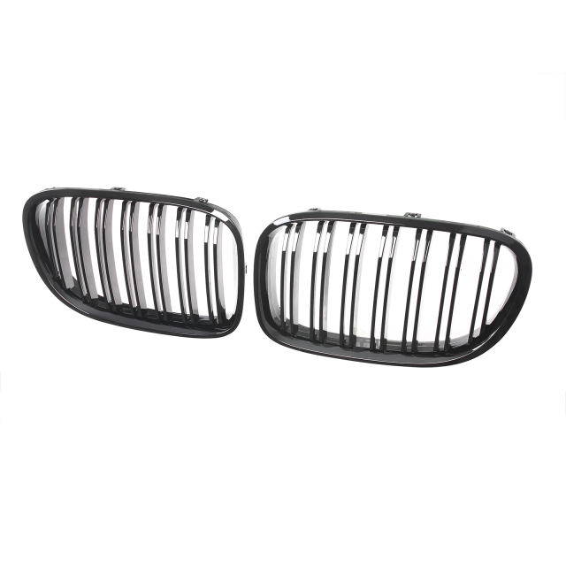 Nieren Grill glanz Schwarz Einzelsteg passend für BMW 7er F01 F02 F03 F04