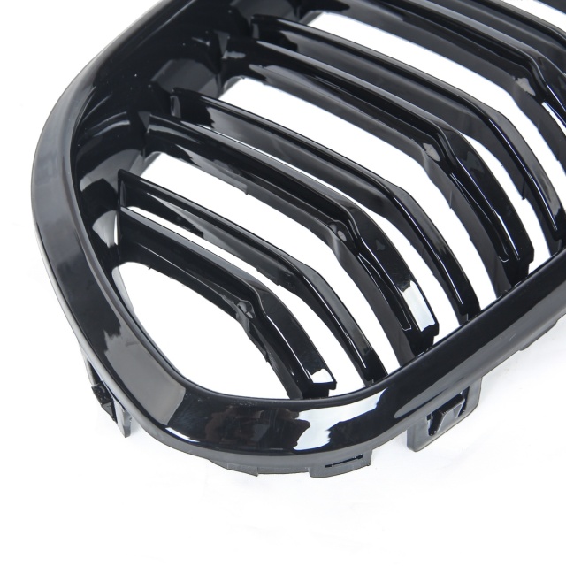 Nieren Grill glanz Schwarz Doppelsteg passend für BMW 1er F20 F21 Facelift