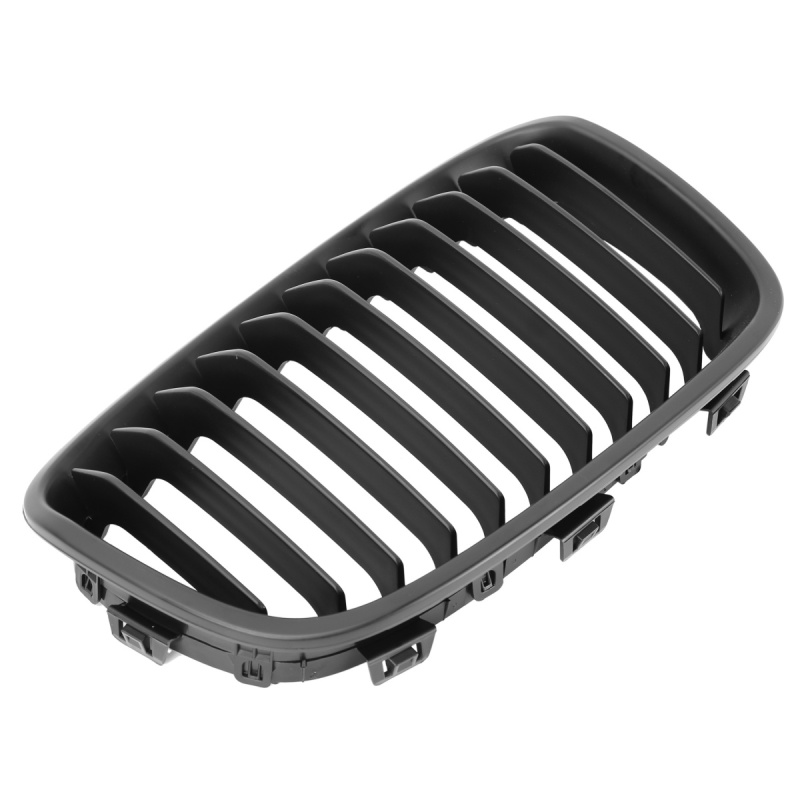 Nieren Grill matt Schwarz Einzelsteg passend für BMW 1er F20 F21 Vorfacelift