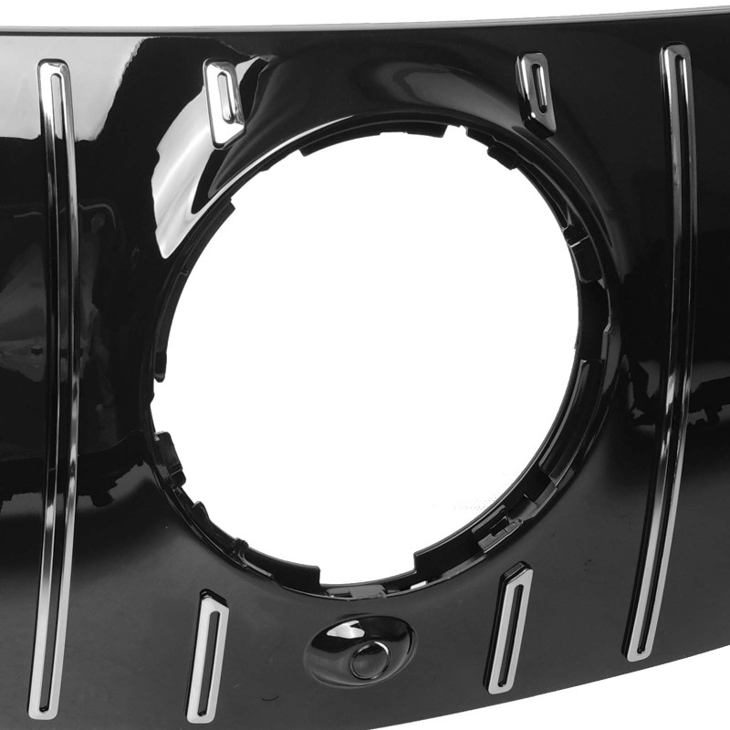 Kühlergrill Chrome Schwarz GT Panamericana passend für Mercedes EQC N293 W293 AMG-Paket