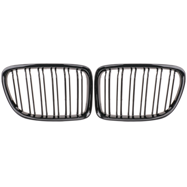 Nieren Grill glanz Schwarz Doppelsteg passend für BMW X1 E84