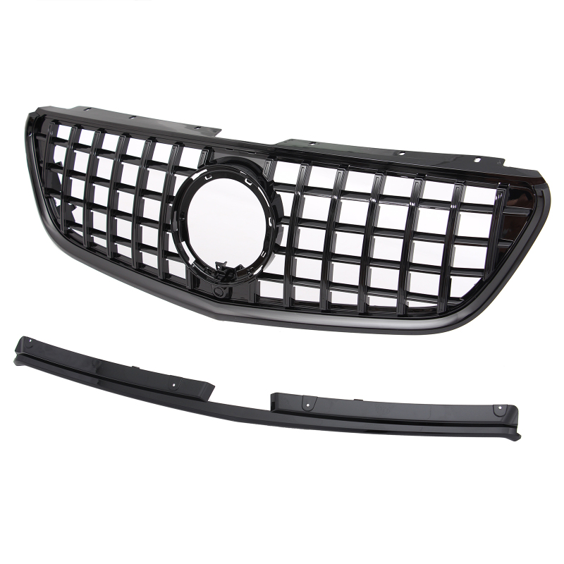 Kühlergrill glanz Schwarz GT Panamericana passend für Mercedes VITO W447 Facelift