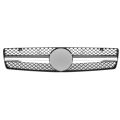 Kühlergrill glanz Schwarz Chrom AMG Look passend für Mercedes SL R129
