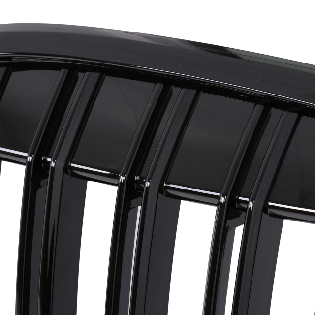 Nieren Grill glanz Schwarz Doppelsteg passend für BMW X1 F48 Facelift