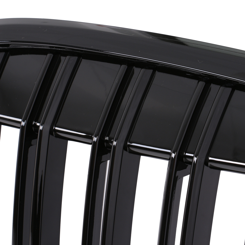 Nieren Grill glanz Schwarz Doppelsteg passend für BMW X1 F48 Facelift