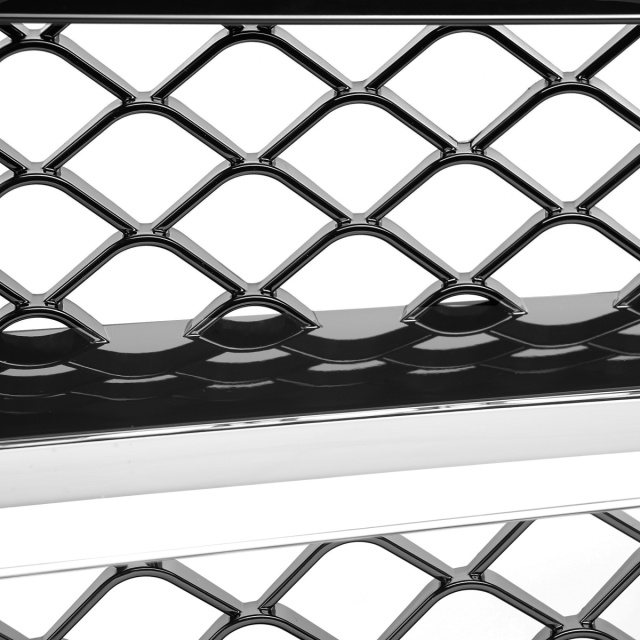 Kühlergrill glanz Schwarz Chrom AMG Look passend für Mercedes C-Klasse W204 S204 C204