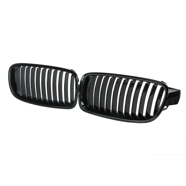 Nieren Grill glanz Schwarz 11-teilig passend für BMW 3er F30 F31