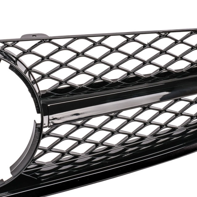 Kühlergrill glanz Schwarz AMG passend für Mercedes C-Klasse W204 C63 Vorfacelift