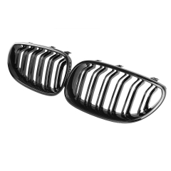 Nieren Grill glanz Schwarz Doppelsteg passend für BMW 5er E60 E61