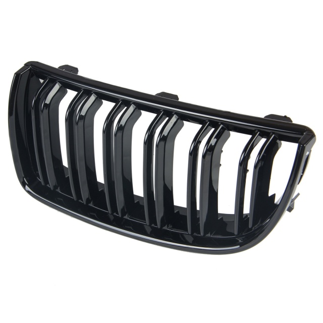 Nieren Grill glanz Schwarz Doppelsteg passend für BMW 3er E90 E91 Vorfacelift