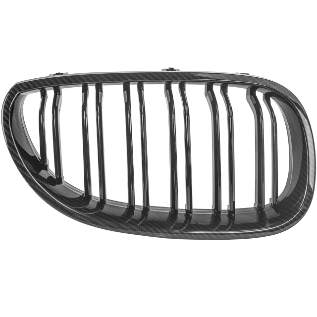 Nieren Grill Carbon Look Doppelsteg passend für BMW 5er E60 E61