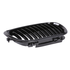 Nieren Grill glanz Schwarz Einzelsteg passend für BMW 3er E46 Facelift