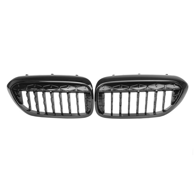 Nieren Grill glanz Schwarz Mesh-Design passend für BMW 5er G30 G31 Vorfacelift