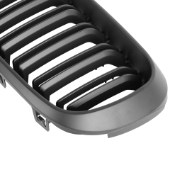 Nieren Grill matt Schwarz Doppelsteg passend für BMW X5 F15 F16