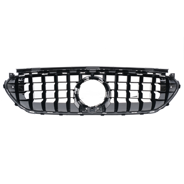 Kühlergrill glanz Schwarz GT Panamericana passend für Mercedes E-Klasse W213 E63 Vorfacelift