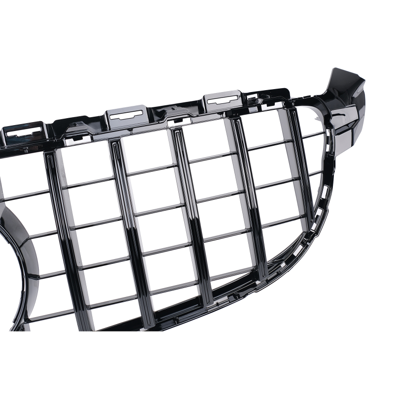 Kühlergrill glanz Schwarz GT Panamericana Grill ohne Kamera Passend für Mercedes C-Klasse W205 C63 Vorfacelift