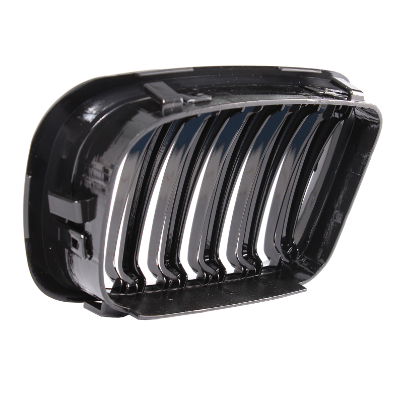 Nieren Grill glanz Schwarz Doppelsteg passend für BMW 3er E46 Vorfacelift