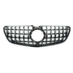 Kühlergrill glanz Schwarz GT Panamericana passend für Mercedes V-Klasse W447 Vorfacelift