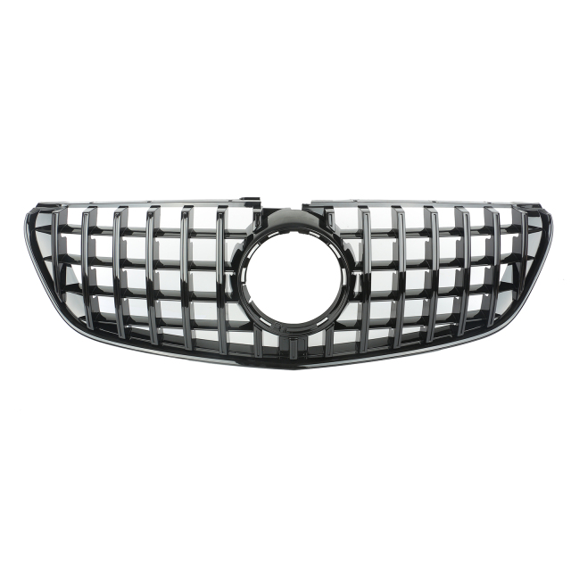 Kühlergrill glanz Schwarz GT Panamericana passend für Mercedes V-Klasse W447 Vorfacelift