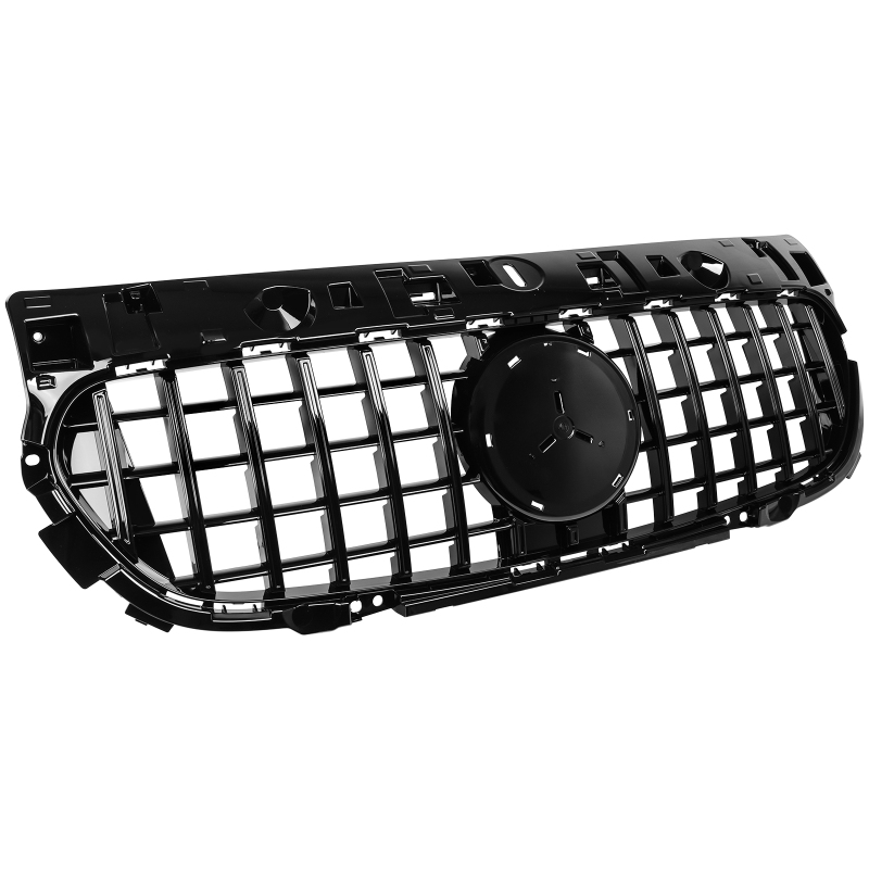 Kühlergrill Glanz Schwarz GT Look Grill passt für Mercedes-Benz Citian W420