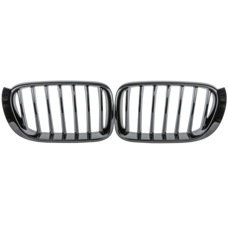 Nieren Grill glanz Schwarz Einzelsteg passend für BMW X3 F25 F26 Facelift