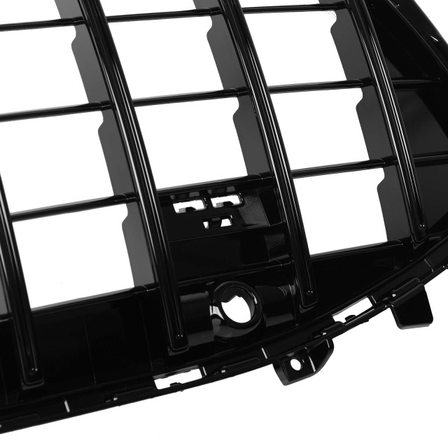 Kühlergrill glanz Schwarz mit Kamera GT Panamericana passend für Mercedes CLA C118 X118 Facelift