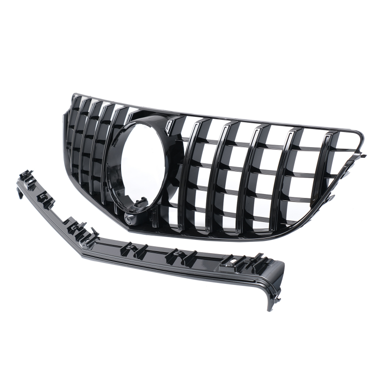 Kühlergrill glanz Schwarz GT Panamericana passend für Mercedes E-KlasseCoupe C207 A207 Facelift