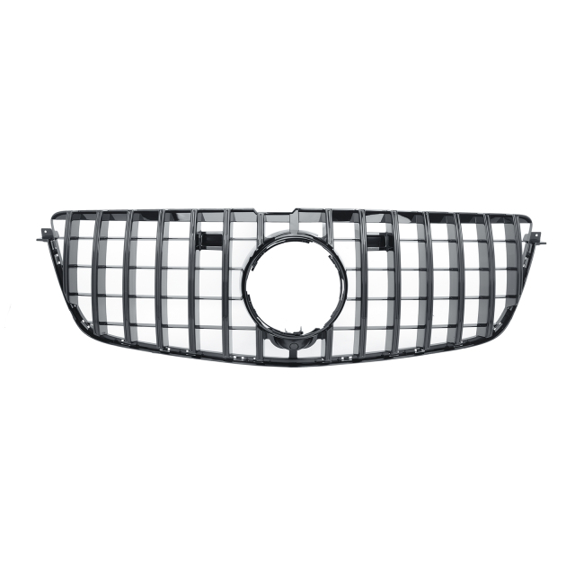 Kühlergrill glanz Schwarz GT Panamericana passend für Mercedes GL X166 AMG-Paket