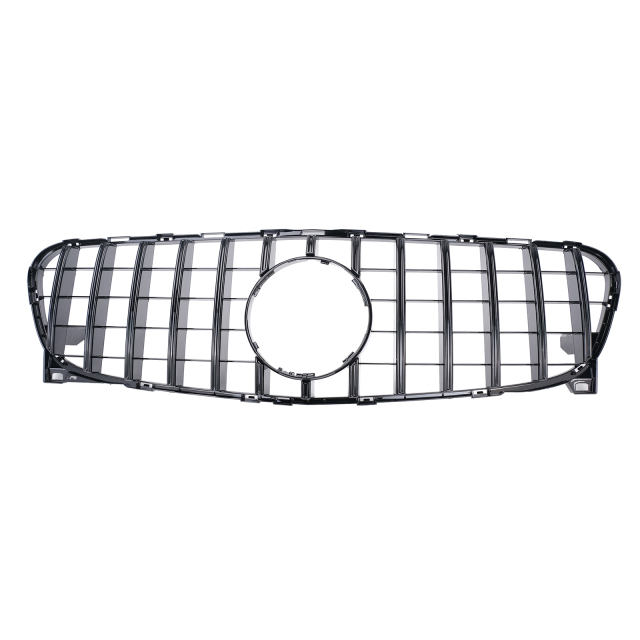 Kühlergrill glanz Schwarz GT Panamericana passend für Mercedes GLA X156 Vorfacelift
