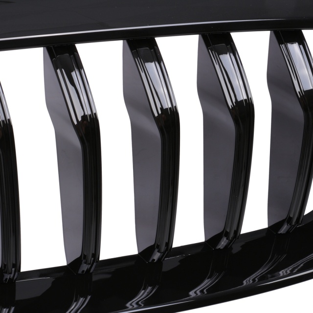 Nieren Grill glanz Schwarz Einzelsteg passend für BMW 6er G32 Facelift