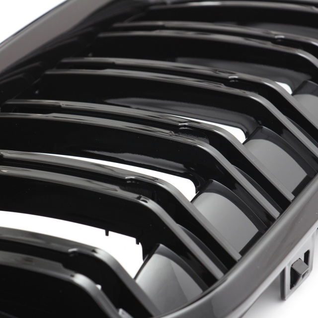 Nieren Grill glanz Schwarz Doppelsteg passend für BMW 2er Gran Coupe F44