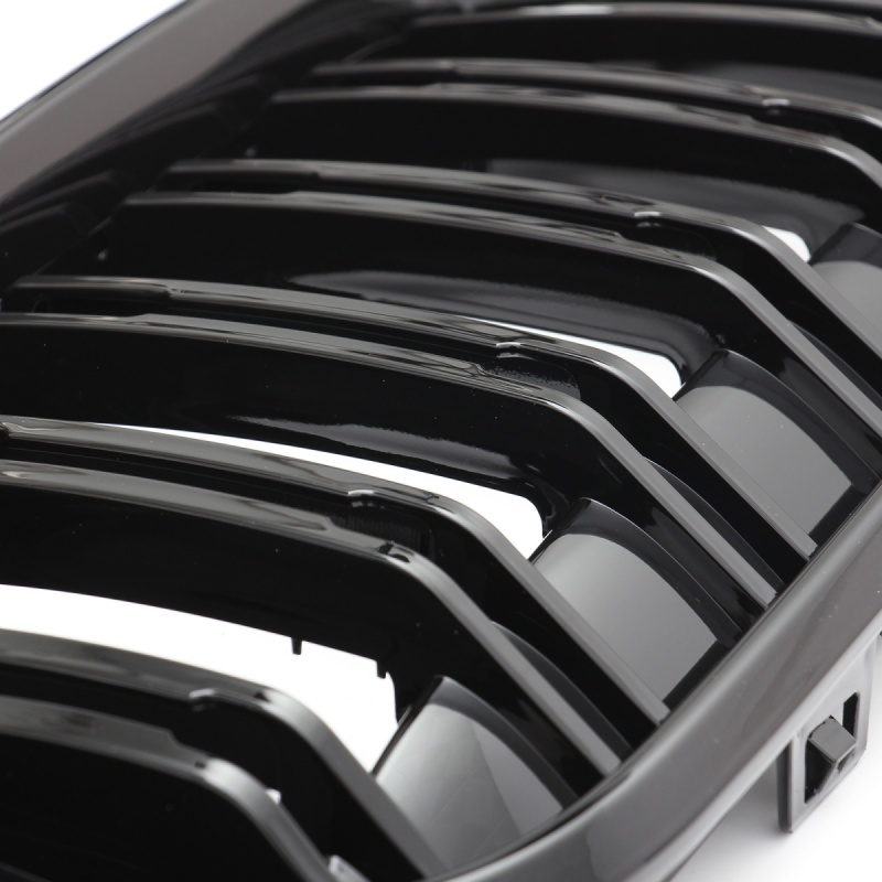 Nieren Grill glanz Schwarz Doppelsteg passend für BMW 2er Gran Coupe F44