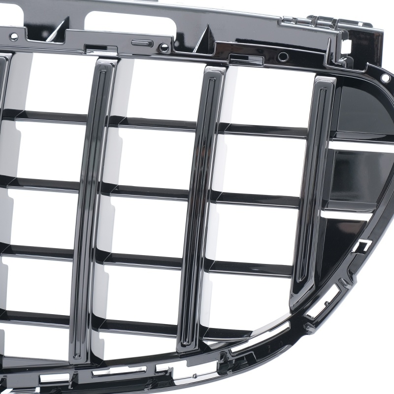 Kühlergrill glanz Schwarz GT Panamericana passend für Mercedes E-Klasse W212 E63 Facelift