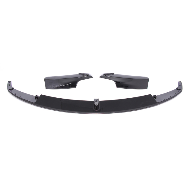 Spoilerlippe Frontlippe GLANZ SCHWARZ für BMW 3er F30 F31 M Paket