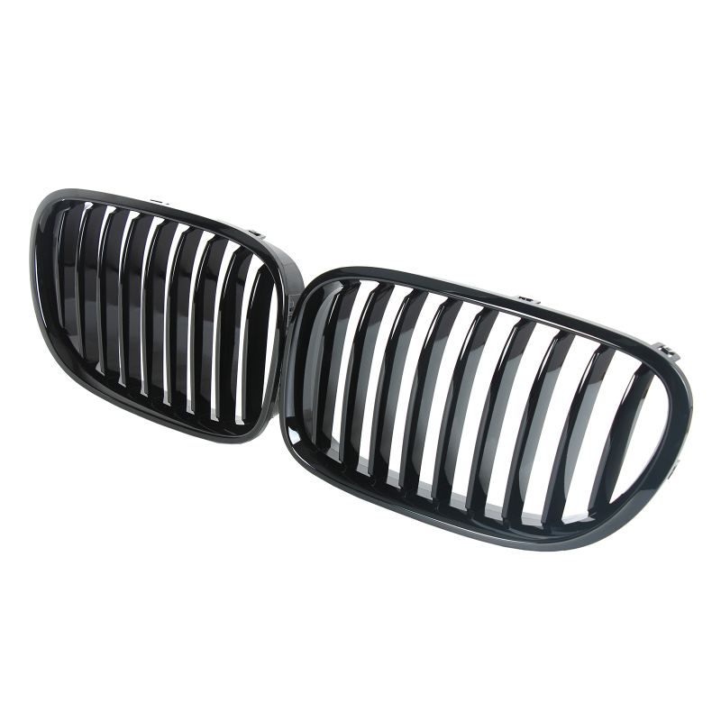 Nieren Grill glanz Schwarz Einzelsteg passend für BMW 7er F01 F02 F03 F04 Facelift