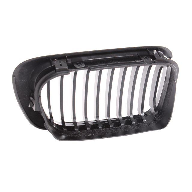 Nieren Grill glanz Schwarz Einzelsteg passend für BMW 3er Coupe E46 Vorfacelift
